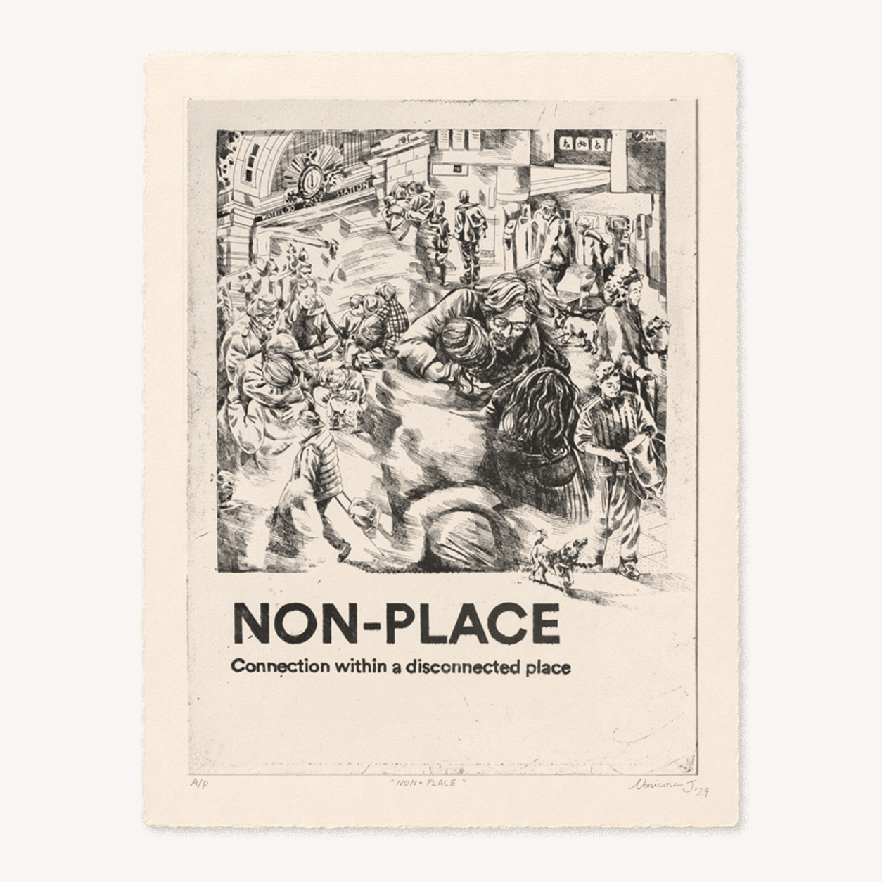 NON-PLACE, poster